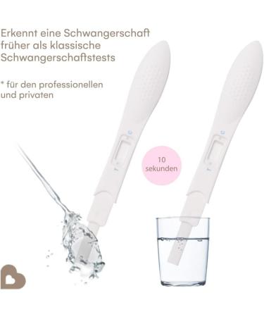 3 x Highly Sensitive HCG Pregnancy Test - Early Detection 99.6% Accuracy Hygienic & Easy to Use Ideal for Baby Planning - 10 mIU/ml (Pack of 3) - Buy Online on GoSupps.com