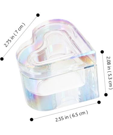 Ipetboom Diamond Dappen Dish Nail Dappen Dish Dappen Dish for Acrylic Nails Acrylic Liquid Dish Acrylic Monomer Dish Nail Art Dappen Dish Nail Dish Crystal Glass Container 7x6.5cm As Shown - Buy Online on GoSupps.com