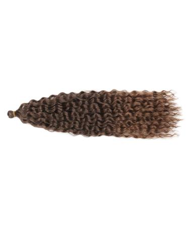 Deep Twist Crochet Hair - 22 Inch Synthetic Ombre Curly Braids | 6 Packs Waterwell Twist Hair Extensions - Buy Online on GoSupps.com