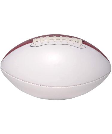 Ballstars Autograph Blank Mid 9 Inch Football | Official Size 3 | Football Trophy for Signing with Two White Panels Football without Base - Buy Online on GoSupps.com