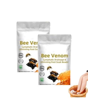 Lukmlca Bee Venom Lymphatic Drainage & Slimming Foot Soak Beads Lukmlca Bee Venom Foot Soak Lukmlca Bee Venom Lymphatic Drainage Foot Soak (2pack)