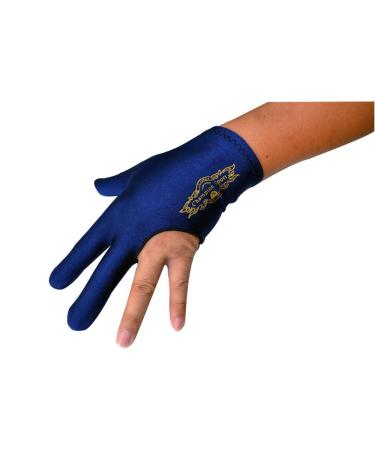 Champion Sport Dark Blue Left Hand Billiards Gloves for Pool Cues - Wear on the Left Hand, Buy Three GET ONE Free 1 Pool Glove