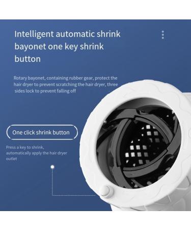 dinio Universal Interface Hair Dryer Hood for Hair Salon Hood Blowing Curly Hair Styling Styling Hair Dryer Accessories White - Buy Online on GoSupps.com