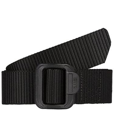 5.11 Tactical Men's 1.75-Inch TDU Work Belt, Non-Metallic Buckle, Fade-Resistant Panel, Style 59552 Small Black