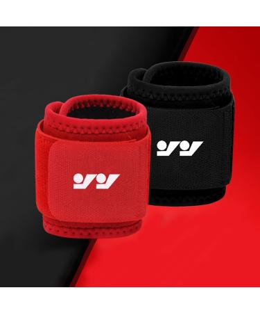 Heavy Duty Adjustable Wrist Support Brace - 2PCS Nonslip Stretchy Wrap for Sprains | Professional Quality - Buy Online on GoSupps.com