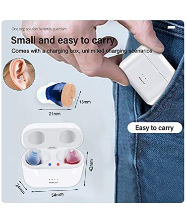 Mirasing Rechargeable Hearing Aids for Seniors & Adults with Noise Cancelling - Portable Charging Case Included - Buy Online on GoSupps.com