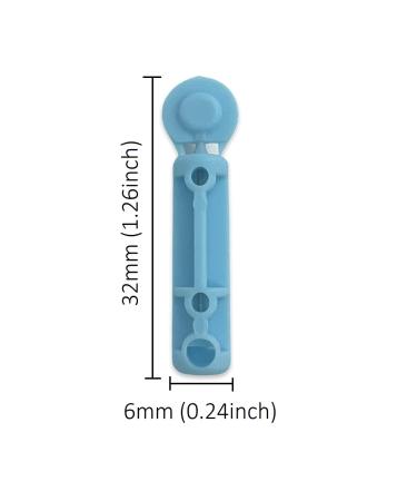 One Step Lancing Device & 100 Twist Top Lancets - Diabetic Blood Testing Tool with 5 Depth Settings | Pain-Free Sampling & Ejector - Buy Online on GoSupps.com