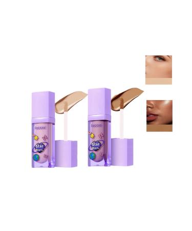 Moisturizing Concealer Stick Lightweight Full Coverage Long Lasting Conceals Corrects Hydrates Long-Wear Matte Finish Waterproof & Lightweight For All Skin 2 Pcs (0306)
