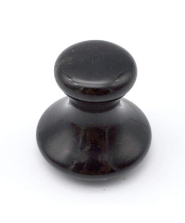 Jade Guasha Facial Massage Tool | Black Obsidian Gua Sha Stone for Anti-Cellulite Skincare - Buy Online on GoSupps.com