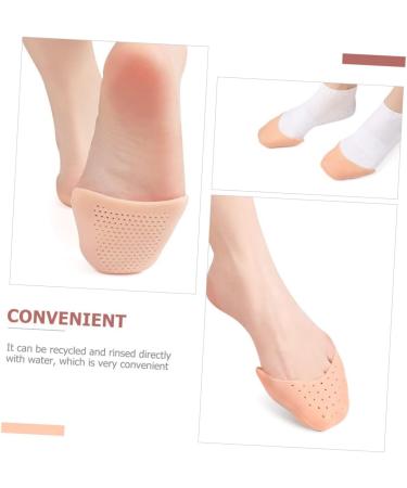 Toe Protector Gel Shoe Inserts 3 Pairs Forefoot Protectors & Pads for Dance Pointy Shoes & Ball of Foot Pain Relief - Buy Online on GoSupps.com