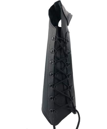 Buy Longbowmaker 12.2 Inch Black Leather Archery Arm Guard for Left Hand | Premium Archery Accessories | International Shipping - Buy Online on GoSupps.com