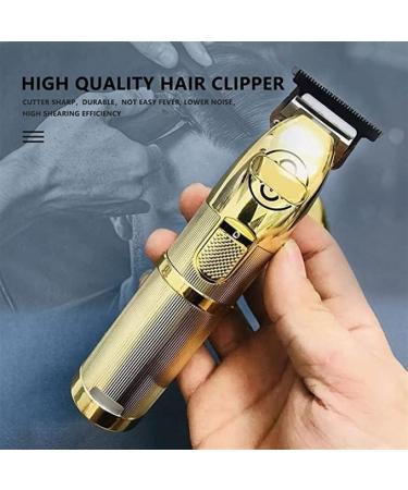 Professional Gold Cordless Hair Trimmer Set - Barber Clippers & Beard Shaver for Perfect Hair Care and Styling - Buy Online on GoSupps.com
