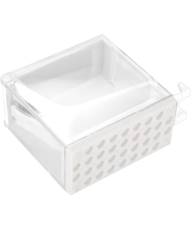 Ververt Touch Dental Cotton Roll Dispenser - White Press Type Holder for Dentists | 10cm Cotton Roll Divider Case - Buy Online on GoSupps.com