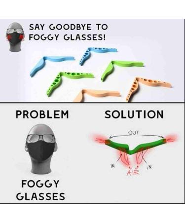 Boqqu Anti-Fog Mask Accessories - 5 Silicone Nose Bridge Pads for Glasses | Fog-Free Solution - Buy Online on GoSupps.com