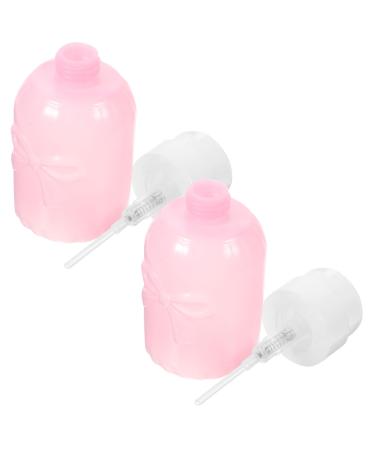 VICASKY Lot de 2 flacons pompe rechargeables - Pour le nail art et le maquillage - Anti-fuite - Pour les voyages et l'utilisation quotidienne - Distributeur pompe pratique pour