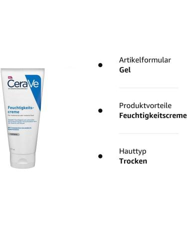Cerave Moisturizer 177 ml - Hydrating Skin Care for All Skin Types | Shop Internationally - Buy Online on GoSupps.com