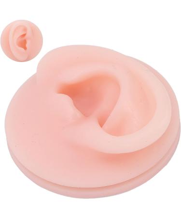 Brrnoo Soft Silicone Ear Model Display for Earmakeup Practice - Fake Ear for Acupuncture Jewelry Audio Recording & Education (Right) - Buy Online on GoSupps.com