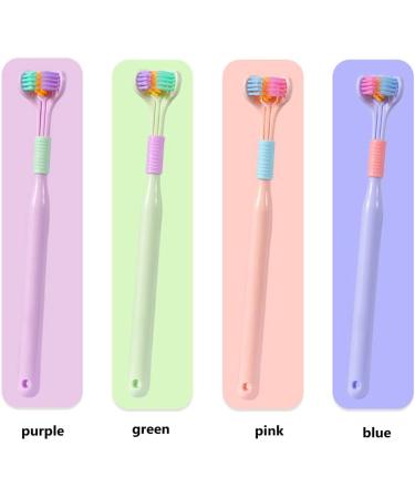 2 Pack Soft Bristle V-Shaped Toothbrush for Adults | Non-Slip 3/4 Length Cleaning Brush - Ideal for Gentle Oral Care - Buy Online on GoSupps.com