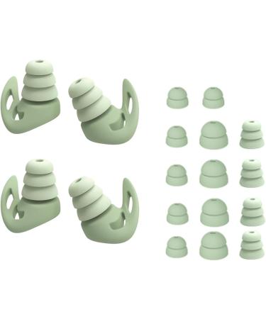 YOXIER Ear Plugs Sleep Earplugs Silicone Ear Plugs for Sleeping Noise Cancelling Reusable Earplugs for Noise Reduction Effective Sound Isolation Creates a Quiet Environment for Sleeping Study Work Co A Green - Buy Online on GoSupps.com