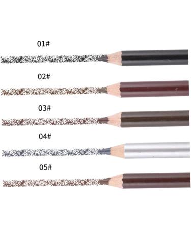TOVINANNA 4 Pcs Long Lasting Eyebrow Pencils Double Ended Pencil Dark Wooden Eyebrow Chalk Women's Water Proof - Buy Online on GoSupps.com