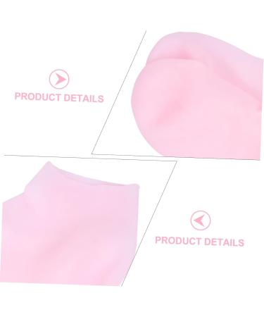 Healeved 3 Pairs Protective Socks Spa Moisture Socks Moisturizing Gel Socks Moisturizing Socks Exfoliating Cotton Socks for Moisturising Feet Treatment Pink Foot Sebs Women's Heel Socks - Buy Online on GoSupps.com
