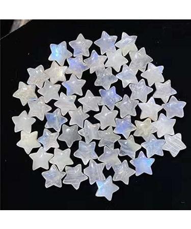 Gemstone Natural Folk Crafts Crystal Blue Moonstone Stars 10pcs for Gifts - Buy Online on GoSupps.com