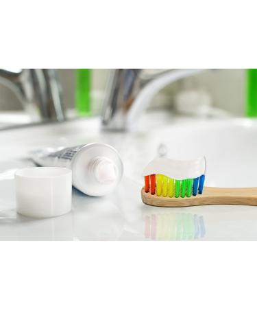 Zeek's Naturals Kids Biodegradable Eco-Friendly Natural Toothbrushes - Pack of 4 - Numbered - Buy Online on GoSupps.com
