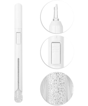 Nail Bead Pen for Manicure 2800 Metal Balls Nail Art Tool with Steel Balls Non-Deformation and (silver) - Buy Online on GoSupps.com