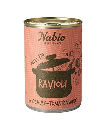 NABIO Ravioli in Vegetable Tomato Sauce - 400g | Vegan & Organic Pasta | International Shipping Available - Buy Online on GoSupps.com
