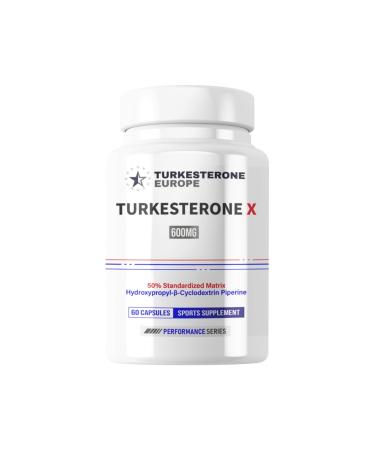 Turkesterone Max 50% Complex with HydroPerine™ - 60 Capsules (600mg) - Turkesterone Europe®