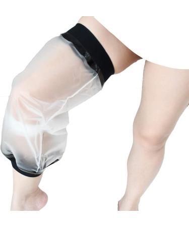 Waterproof Knee Cast Cover - Shower Bandage Protector for Knee Surgery, Wound & Burns - Reusable TPU Material for Watertight Protection - Buy Online on GoSupps.com