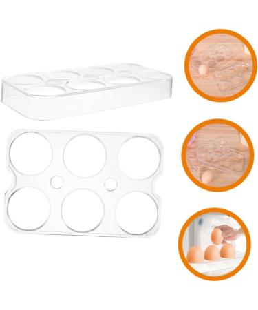 CORHAD 2pcs Egg Brackets Fridge Eggs Refrigerator Egg Holder Egg Stands Egg Racks Ceramics Container - Buy Online on GoSupps.com