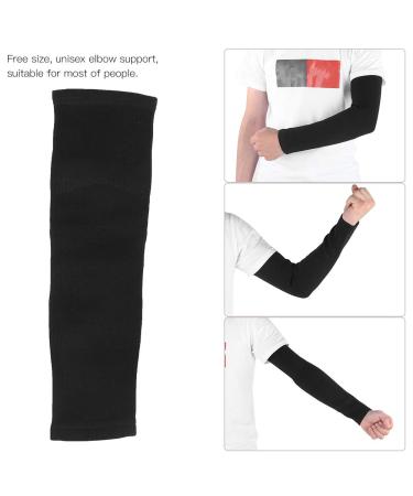 Elbow Brace - Soft Nylon Washable Sleeve for Pain Relief | Ideal for Hiking Running & Cycling - Unisex - Buy Online on GoSupps.com