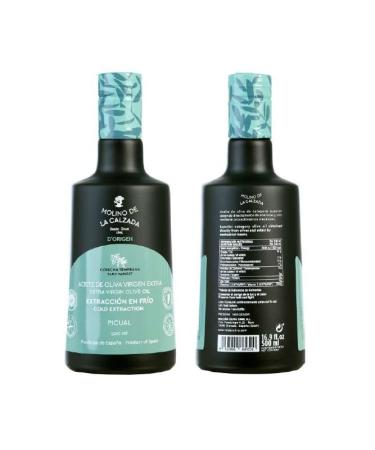 Premium Extra Virgin Olive Oil, Early Harvest, Cold Extraction, Picual Variety, 500 mL - Spanish Olive Oil