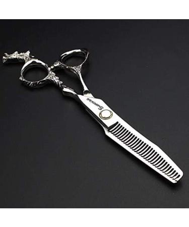 6/7 inch professional hair clipper set with stainless steel sharp scissors easy to trim suitable for barbers hair salons and more. (6 inch-2pc-A) - Buy Online on GoSupps.com
