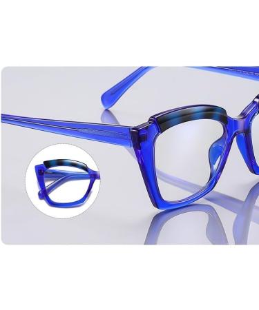 Anti Eye Strain Blue Light Blocking Reading Glasses | 1.00 C1 Flat TR Frame for Comfort & Style - Buy Online on GoSupps.com