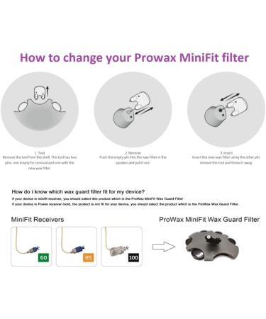 Prowax Minifit Hearing Aid Wax Guards - 3 Packs (18 Filters) - SZYKKO - Buy Online on GoSupps.com