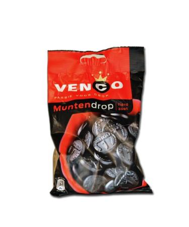 Venco Muntendrop Pack of 10 liquorice talers 255 g