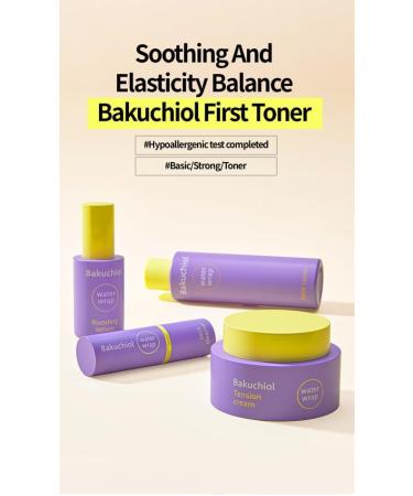 Shop CHARMZONE Bakuchiol WaterWrap First Toner - 99% Pure Bakuchiol Triple Collagen Pore Reducing Korean Skincare - 7.1 fl. Oz / 210ml - Buy Online on GoSupps.com