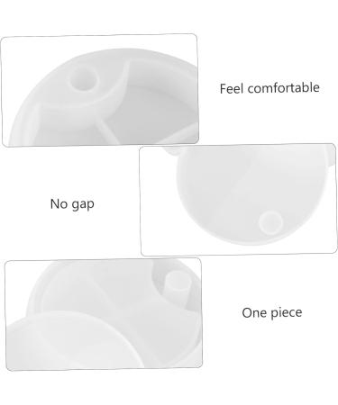 6pcs Box Storage Box Mold Silicone Molds Resin Earring Mold Silicone Diy Mould To Rotate Multi-layer White 10.8X10.8CM - Buy Online on GoSupps.com