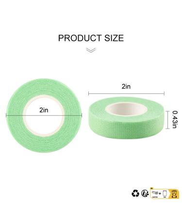 Lunamoon 6 Rolls Eyelash Tape | Micropore Lash Tape for Eyelash Extensions | Ideal for Isolation (Green) - International Shipping Available - Buy Online on GoSupps.com