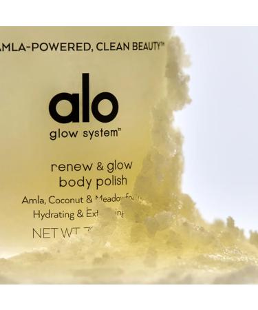 Alo Yoga Renew And Glow Body Polish - Sugar Exfoliating Scrub with Coconut & Amla Antioxidants | 9.1 oz - International Shipping Available - Buy Online on GoSupps.com