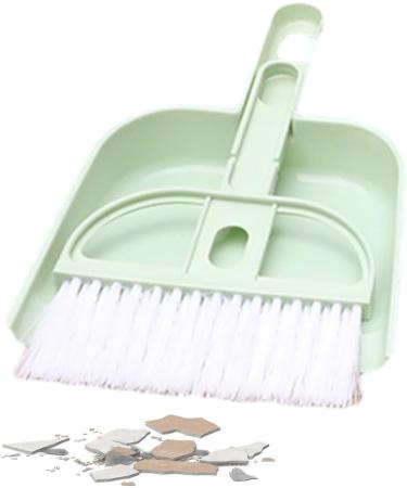 Shakven Cleaning Brush and Dustpan Combo - Hand Dustpan and Brush Set Portable Hand Cleaning Dustpan and Brush Set for Keyboard Countertop Green - Buy Online on GoSupps.com