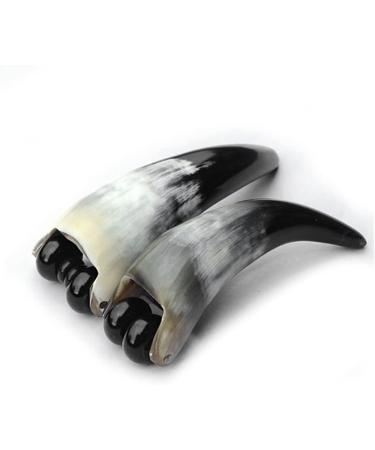 Healeved Cow Horns Neck Tablet Scratchboard Tool - Rollator Leg Roller Stick Massage (14x4x2cm) - International Shipping Available - Buy Online on GoSupps.com