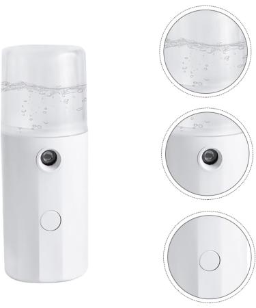 Baluue 1pc Hydrating Instrument Mist Sprayer Facial Mister Mini Face Steamer Face White Abs - Buy Online on GoSupps.com