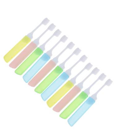 JECOMPRIS 12th trip toothbrush toothbrushes with bristle toothbrush for adult travel toothbrush together collapsible toothbrushes care cleaning brush travel
