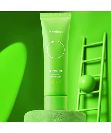 Beplain Sunmuse Mineral Sunscreen SPF50+ PA++++ 50 ml - Buy Online on GoSupps.com