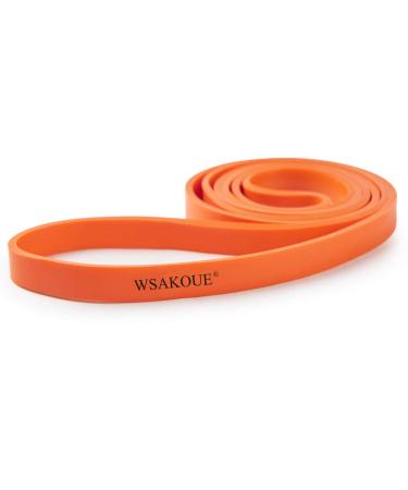 WSAKOUE Pull Up Bands Resistance Bands Pull Up Assist Band Exercise Resistance Bands for Body Stretching Powerlifting Resistance Training Orange-S