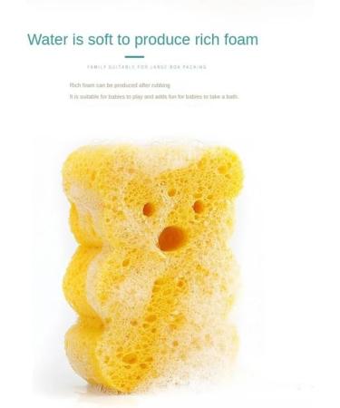 Bath Sponges for Adults Bath Sponge Mesh Pouf Bath Sponge Foam Loofah Sponge (Color : White) - Buy Online on GoSupps.com
