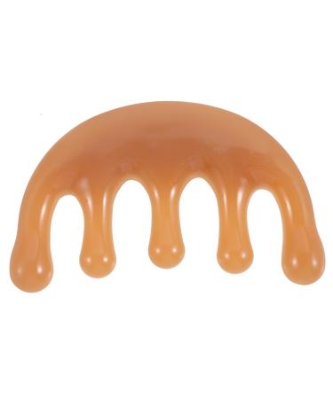 Beaupretty 4 pieces massage comb hair disguise hair massage device gua Sha for hair gua sha comb wooden ridge highlights hair dye harz five claws large teeth travel 10x6.3cmx4pcs as shown: 1 x 4 pieces